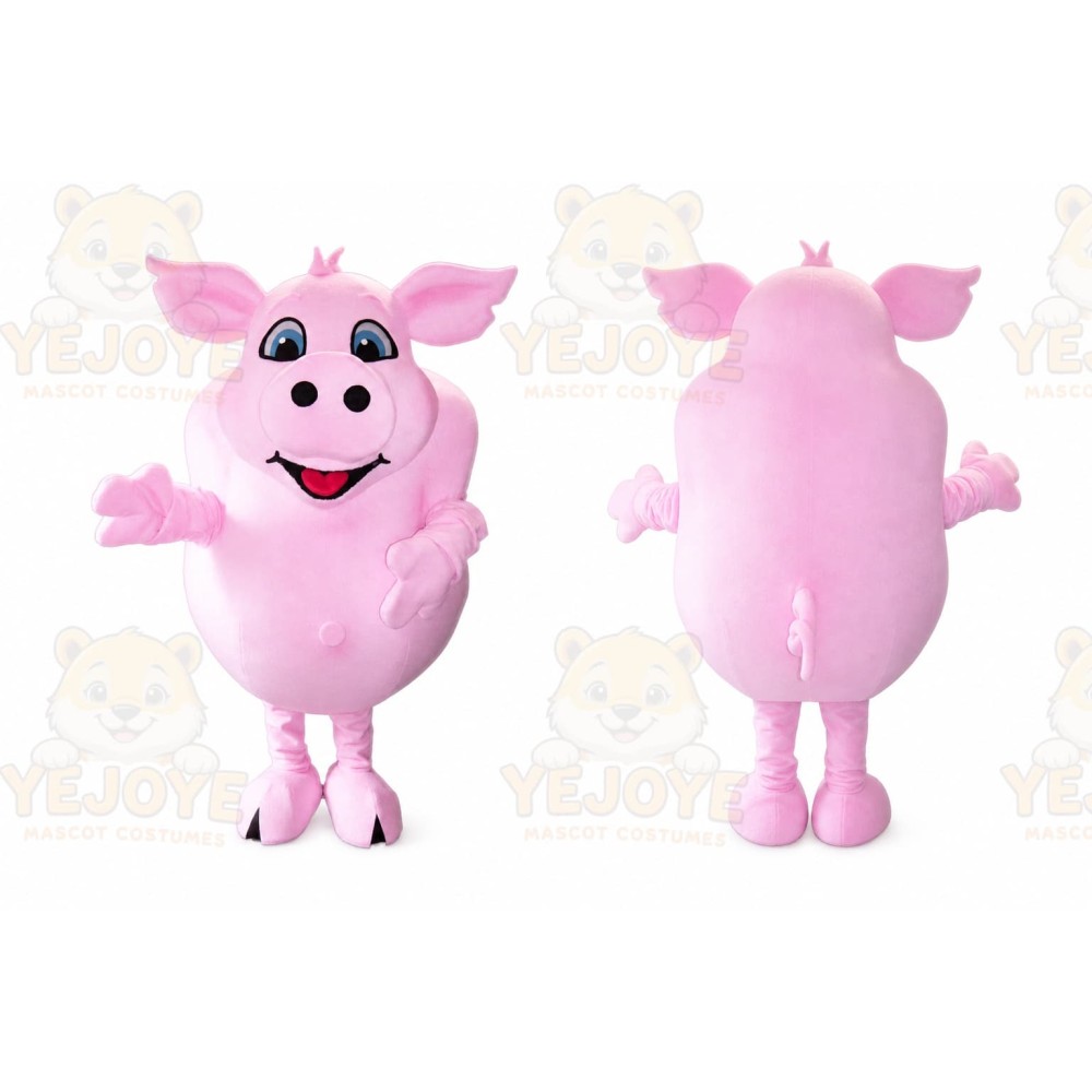Pig Mascot Costume for Adults Custom Logo Party Character Suit