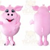 Pig Mascot Costume for Adults Custom Logo Party Character Suit