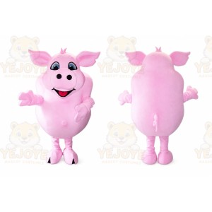 Pig Mascot Costume for Adults Custom Logo Party Character Suit