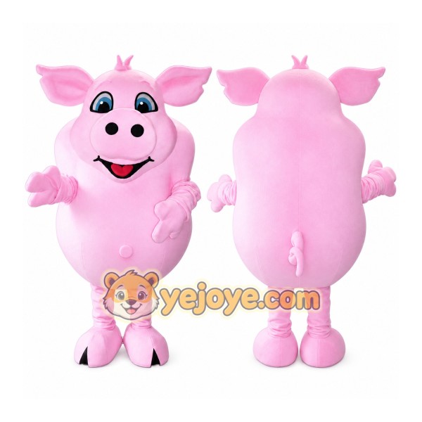 Pig Mascot Costume for Adults Custom Logo Party Character Suit