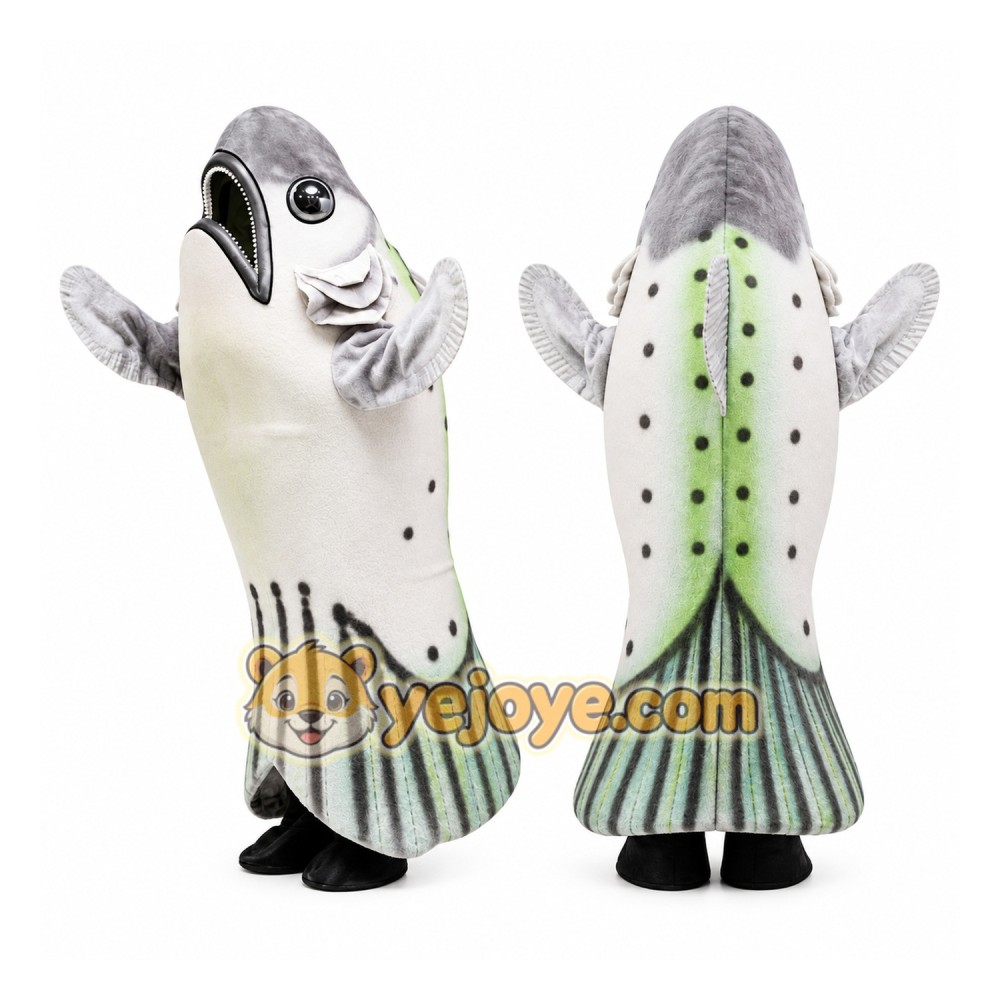 Fish Mascot Costume for Adults Custom Logo Party Character Suit Fish Mascot Costume for Adults Custom Logo Party Character Suit