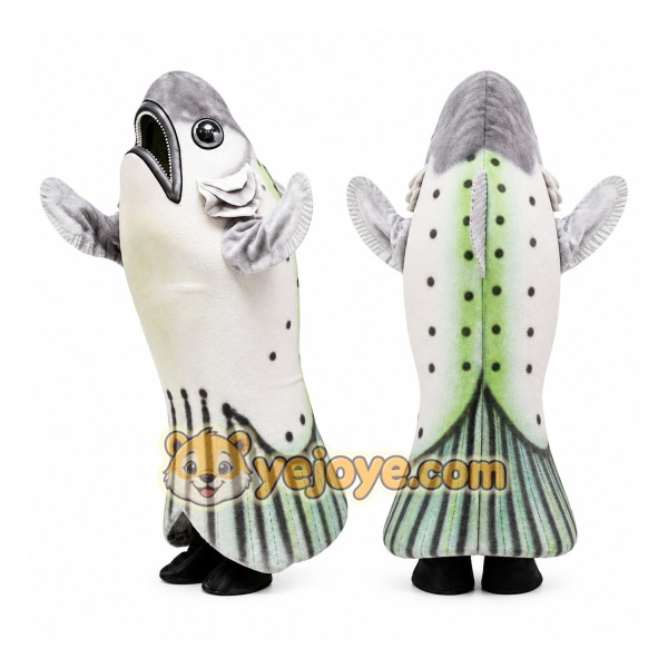 Fish Mascot Costume for Adults Custom Logo Party Character Suit