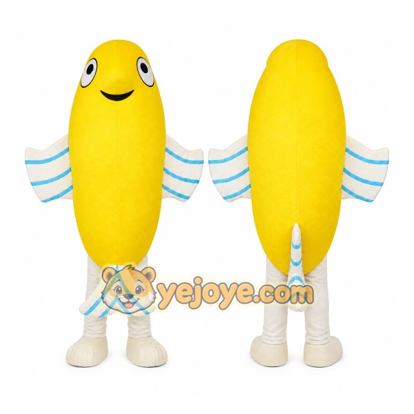 Fish Mascot Costume for Adults Custom Logo Party Character Suit