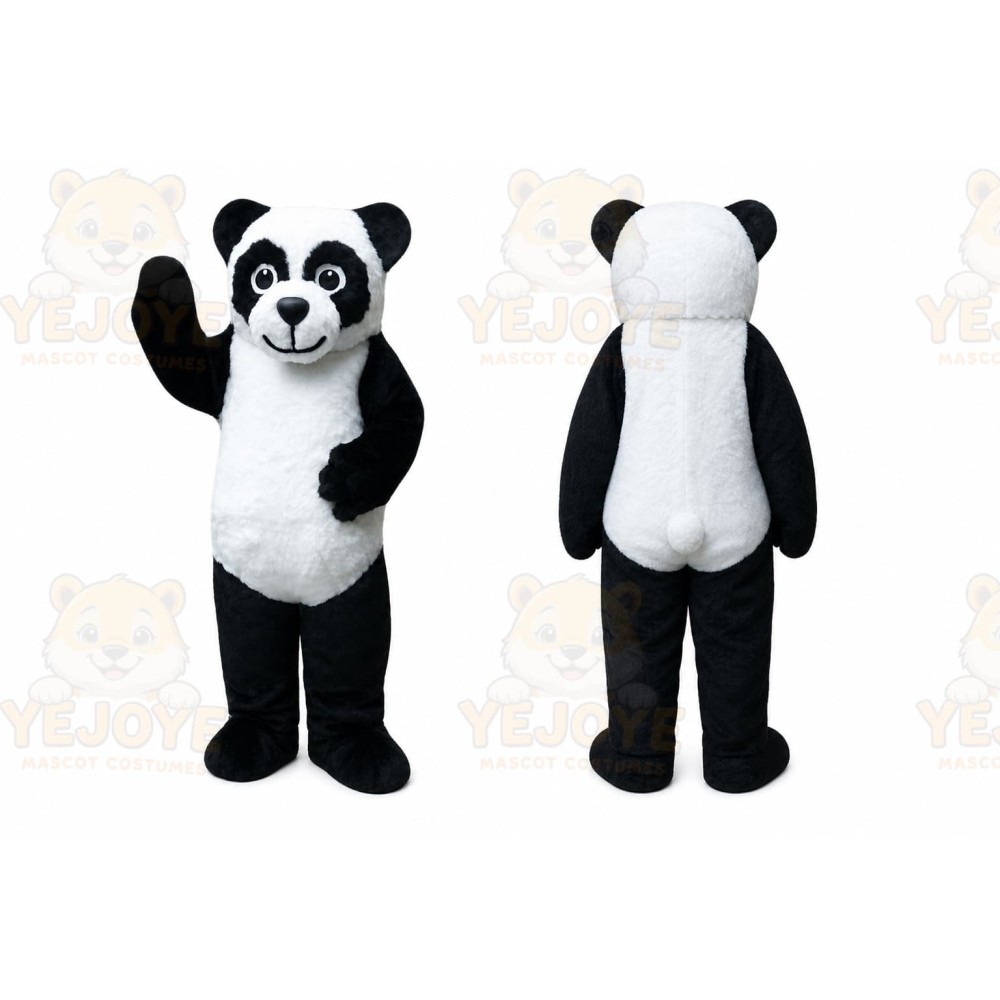 Panda Mascot Costume for Adults Custom Logo Party Character Suit