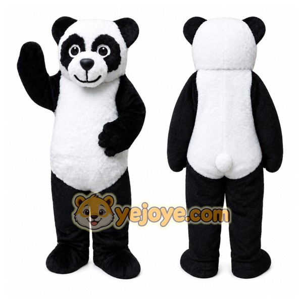 Panda Mascot Costume for Adults Custom Logo Party Character Suit