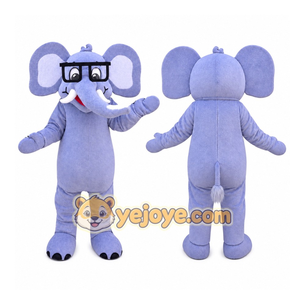 Elephant Mascot Costume for Adults Custom Logo Party Character Suit Elephant Mascot Costume for Adults Custom Logo Party Character Suit