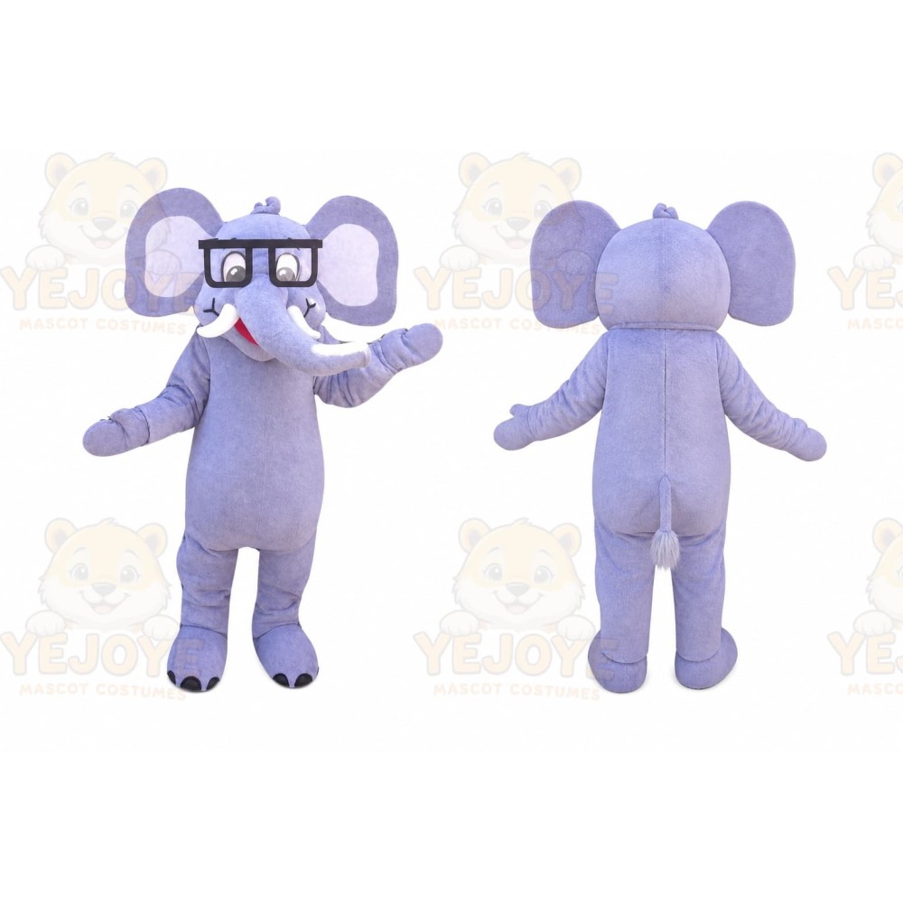 Elephant Mascot Costume for Adults Custom Logo Party Character Suit