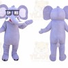 Elephant Mascot Costume for Adults Custom Logo Party Character Suit