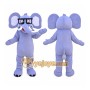 Elephant Mascot Costume for Adults Custom Logo Party Character Suit