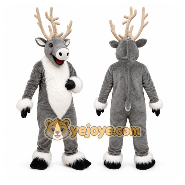 Reindeer Mascot Costume for Adults Custom Logo Party Character Suit