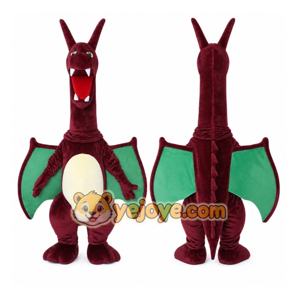 Dragon Mascot Costume for Adults Custom Logo Party Character Suit