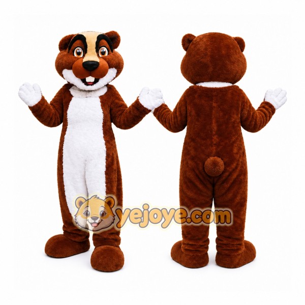 Beaver Mascot Costume for Adults Custom Logo Party Character Suit