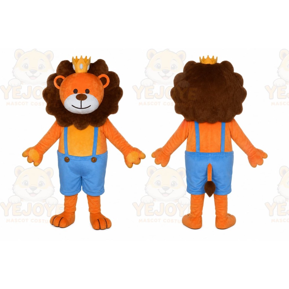 Lion Mascot Costume for Adults Custom Logo Party Character Suit