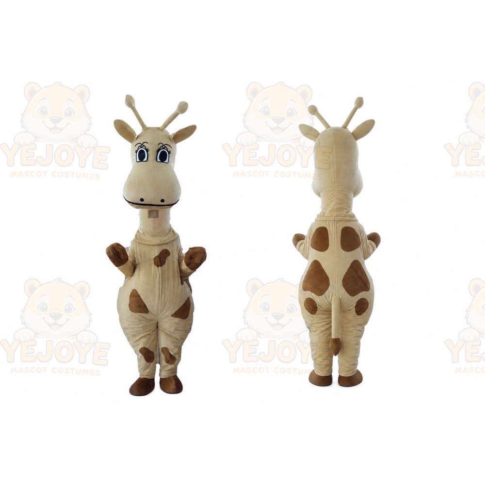 Giraffe Mascot Costume for Adults Custom Logo Party Character Suit