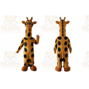Giraffe Mascot Costume for Adults Custom Logo Party Character Suit