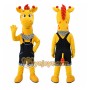 Giraffe Mascot Costume for Adults Custom Logo Party Character Suit