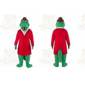 Crocodile Mascot Costume for Adults Custom Logo Party Character Suit