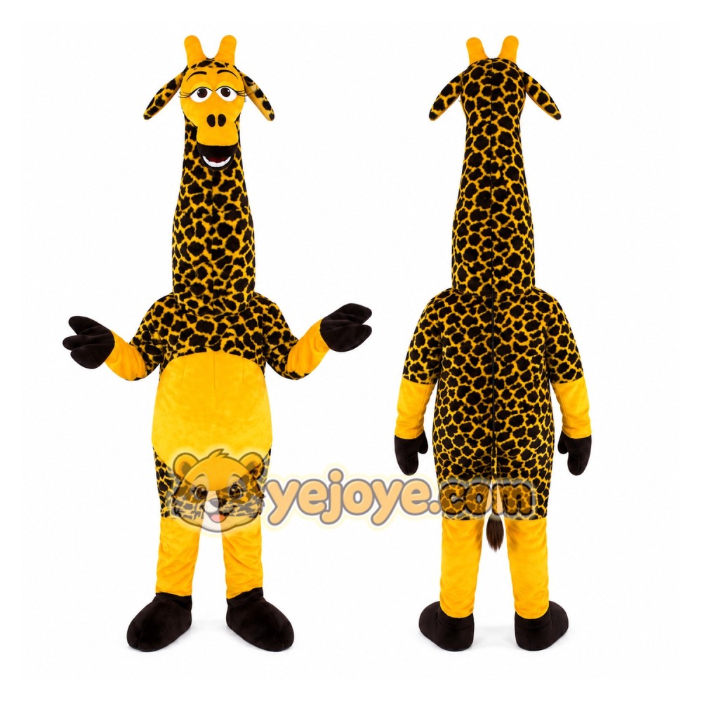 Giraffe Mascot Costume for Adults Custom Logo Party Character Suit