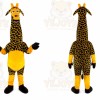 Giraffe Mascot Costume for Adults Custom Logo Party Character Suit