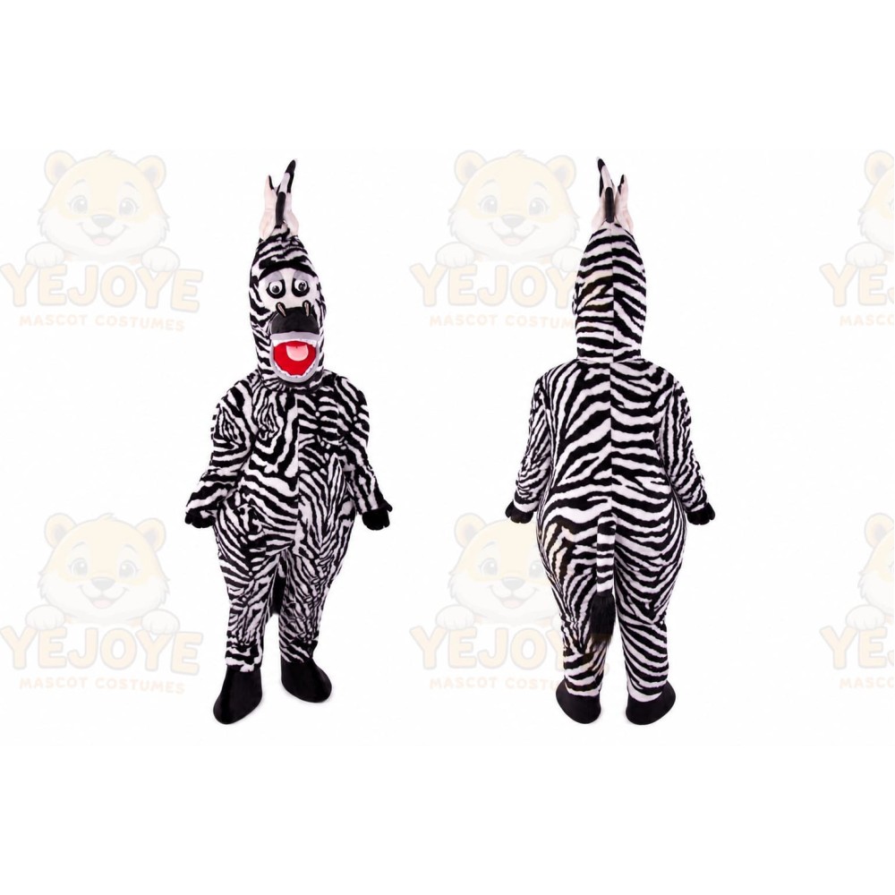 Zebra Mascot Costume for Adults Custom Logo Party Character Suit