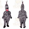 Zebra Mascot Costume for Adults Custom Logo Party Character Suit