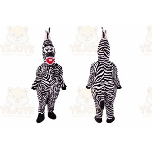 Zebra Mascot Costume for Adults Custom Logo Party Character Suit