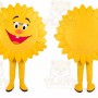 Sun Mascot Costume for Adults Custom Logo Party Character Suit