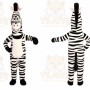 Zebra Mascot Costume for Adults Custom Logo Party Character Suit