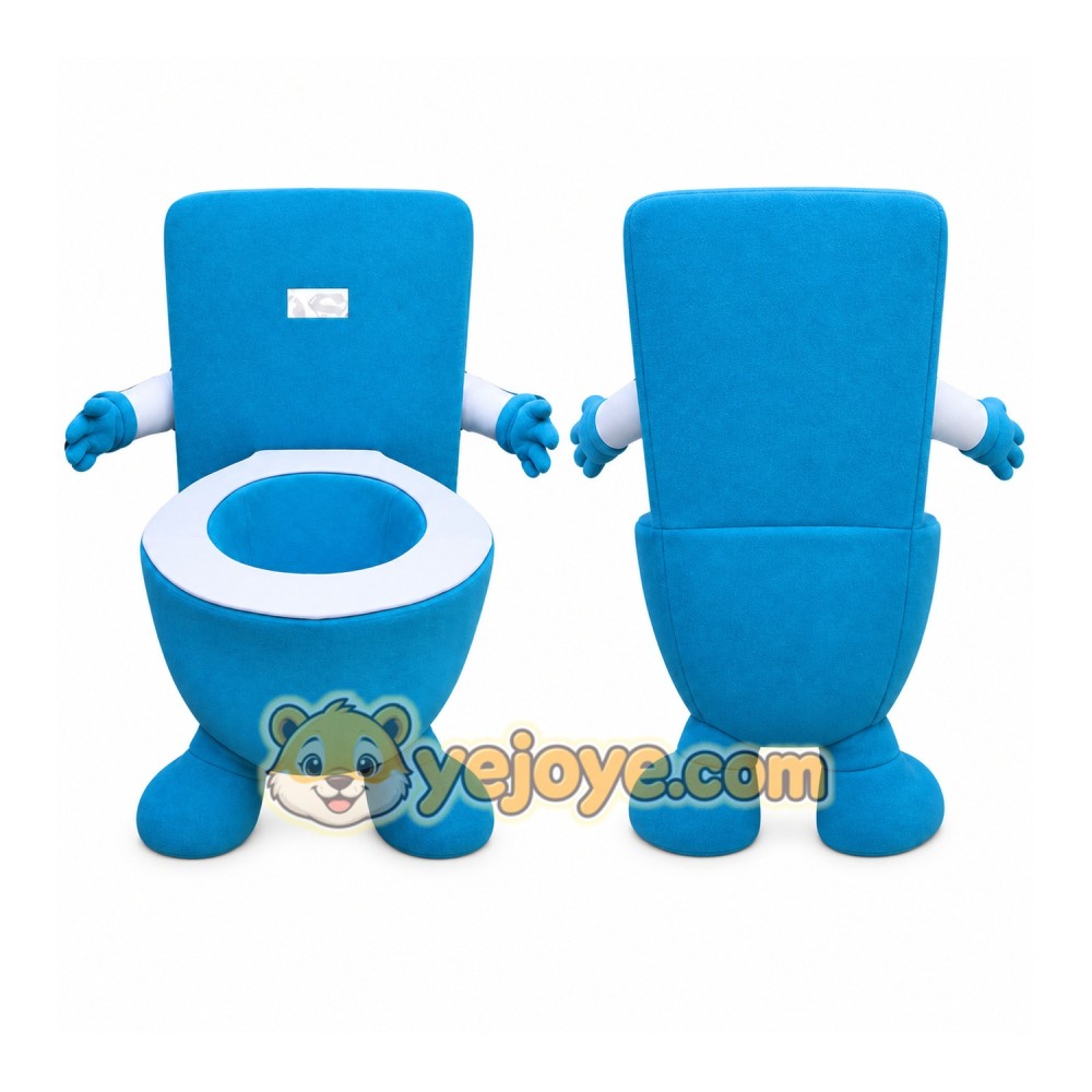 Toilet Mascot Costume for Adults Custom Logo Party Character Suit Toilet Mascot Costume for Adults Custom Logo Party Character Suit