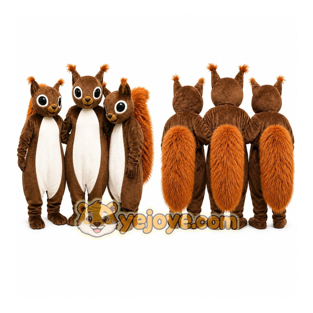 Squirrel Mascot Costume for Adults Custom Logo Party Character Suit Squirrel Mascot Costume for Adults Custom Logo Party Character Suit