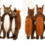 Squirrel Mascot Costume for Adults Custom Logo Party Character Suit