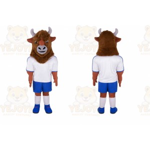 Bull Mascot Costume for Adults Custom Logo Party Character Suit