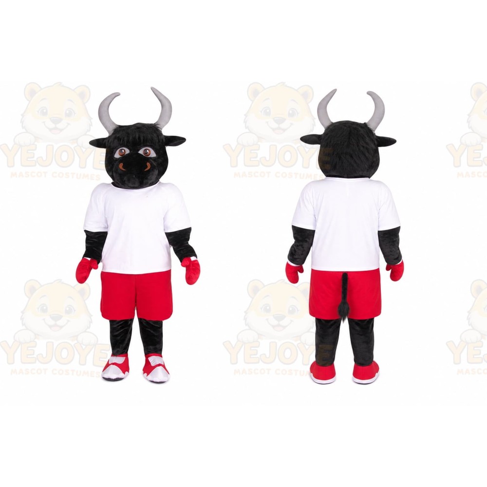 Bull Mascot Costume for Adults Custom Logo Party Character Suit