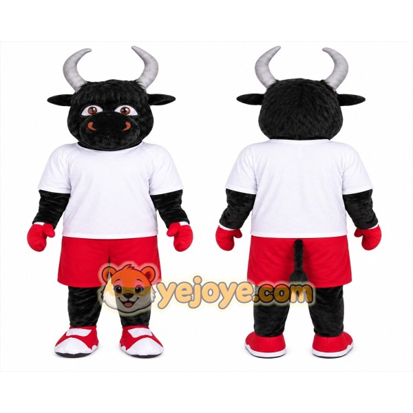 Bull Mascot Costume for Adults Custom Logo Party Character Suit