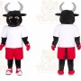 Bull Mascot Costume for Adults Custom Logo Party Character Suit