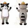 Raccoon Mascot Costume for Adults Custom Logo Party Character Suit