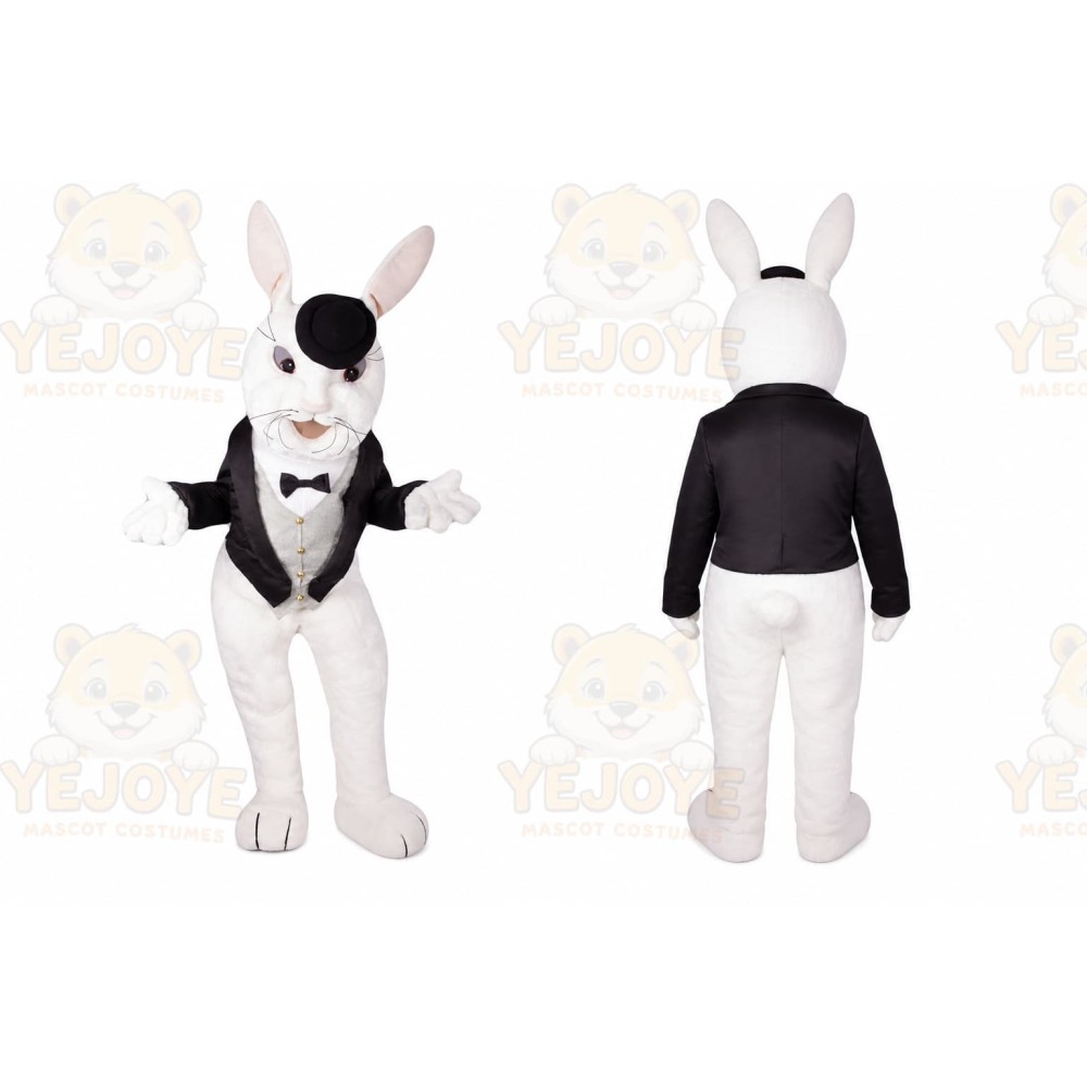 Rabbit Mascot Costume for Adults Custom Logo Party Character Suit