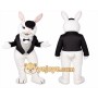 Rabbit Mascot Costume for Adults Custom Logo Party Character Suit