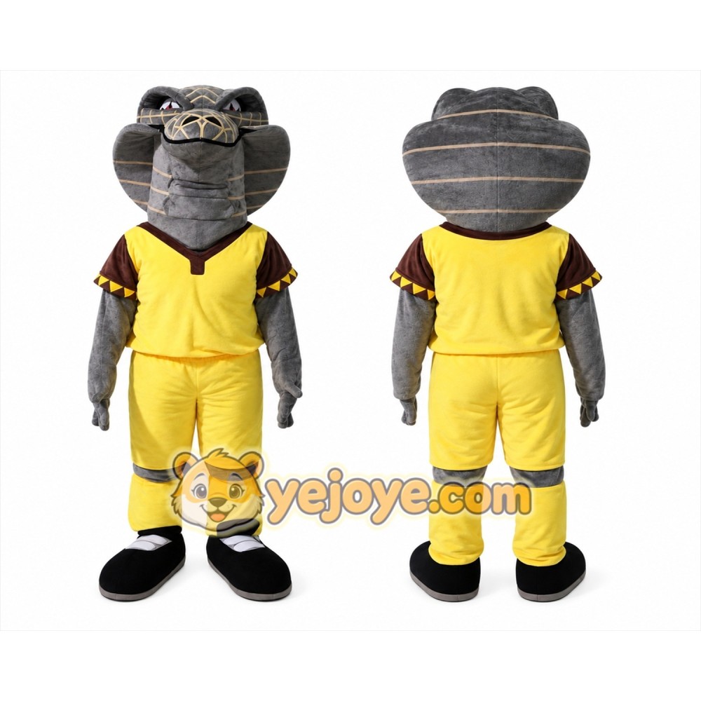Cobra Mascot Costume for Adults Custom Logo Party Character Suit