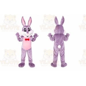 Rabbit Mascot Costume for Adults Custom Logo Party Character Suit