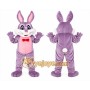 Rabbit Mascot Costume for Adults Custom Logo Party Character Suit