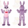 Rabbit Mascot Costume for Adults Custom Logo Party Character Suit