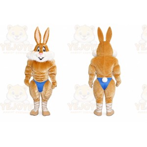 Rabbit Mascot Costume for Adults Custom Logo Party Character Suit