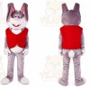 Rabbit Mascot Costume for Adults Custom Logo Party Character Suit