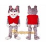 Rabbit Mascot Costume for Adults Custom Logo Party Character Suit