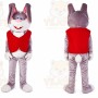 Rabbit Mascot Costume for Adults Custom Logo Party Character Suit