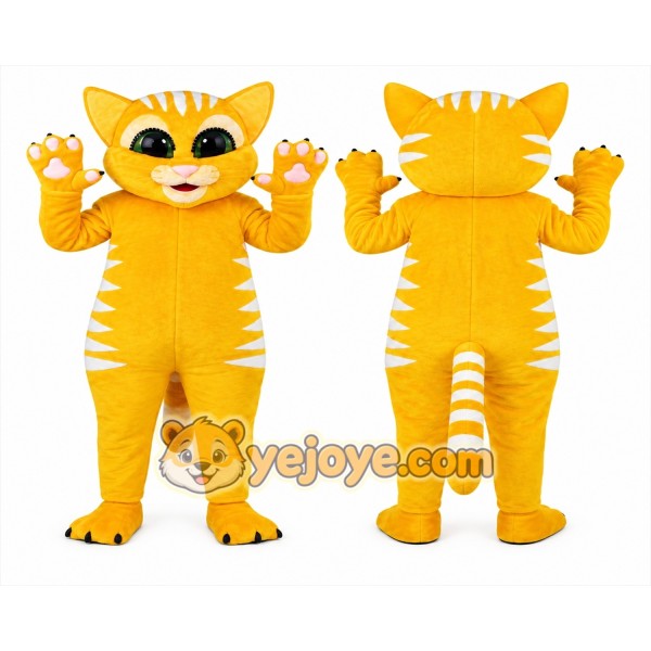 Cat Mascot Costume for Adults Custom Logo Party Character Suit
