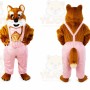 Bear Mascot Costume for Adults Custom Logo Party Character Suit