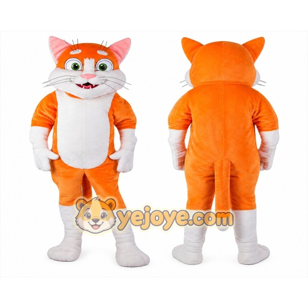 Cat Mascot Costume for Adults Custom Logo Party Character Suit