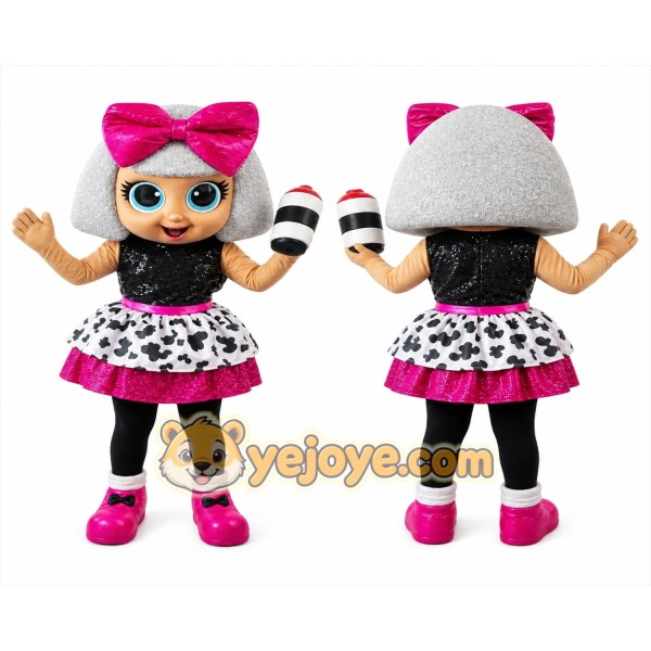 Sushi girl Mascot Costume for Adults Custom Logo Party Character Suit